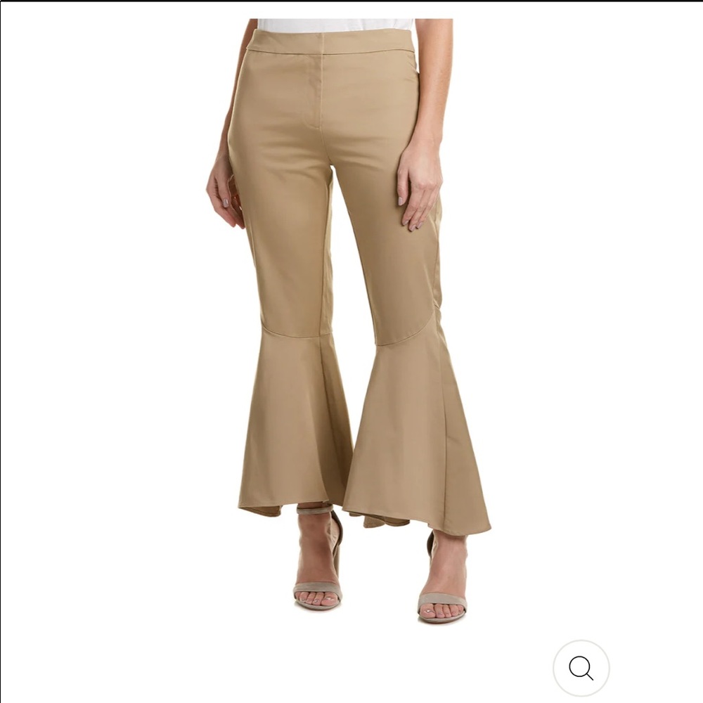Khaki flare pants!